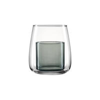 WINDLICHT Duo 18 cm - Grau, Glas (14/18/14cm) - Ritzenhoff Breker