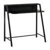 SCHREIBTISCH, MDF, Eisen, Schwarz - Schwarz, Kunststoff (84/45/85cm) - HOMCOM