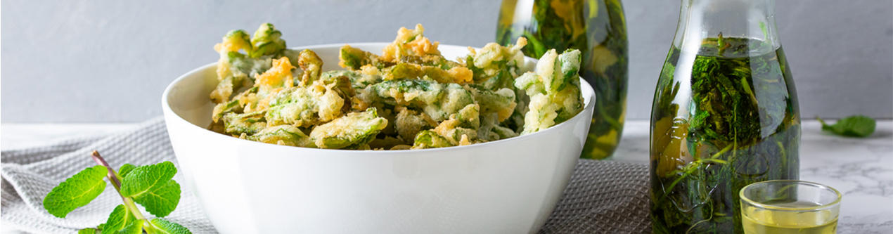 XXXLecker Rezept Minzlikör mit ausgebackener Minze