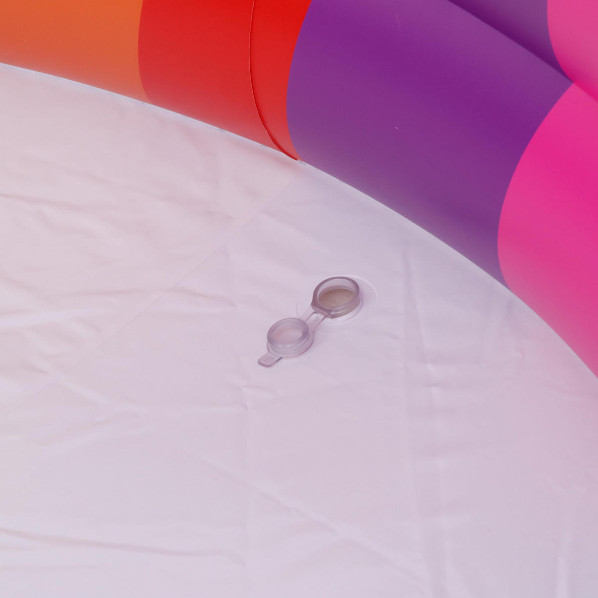 PLANSCHBECKEN Regenbogen rund Ø 187 x 42,5 cm Kinderpool - Multicolor, Kunststoff (187/187cm) - Avenli