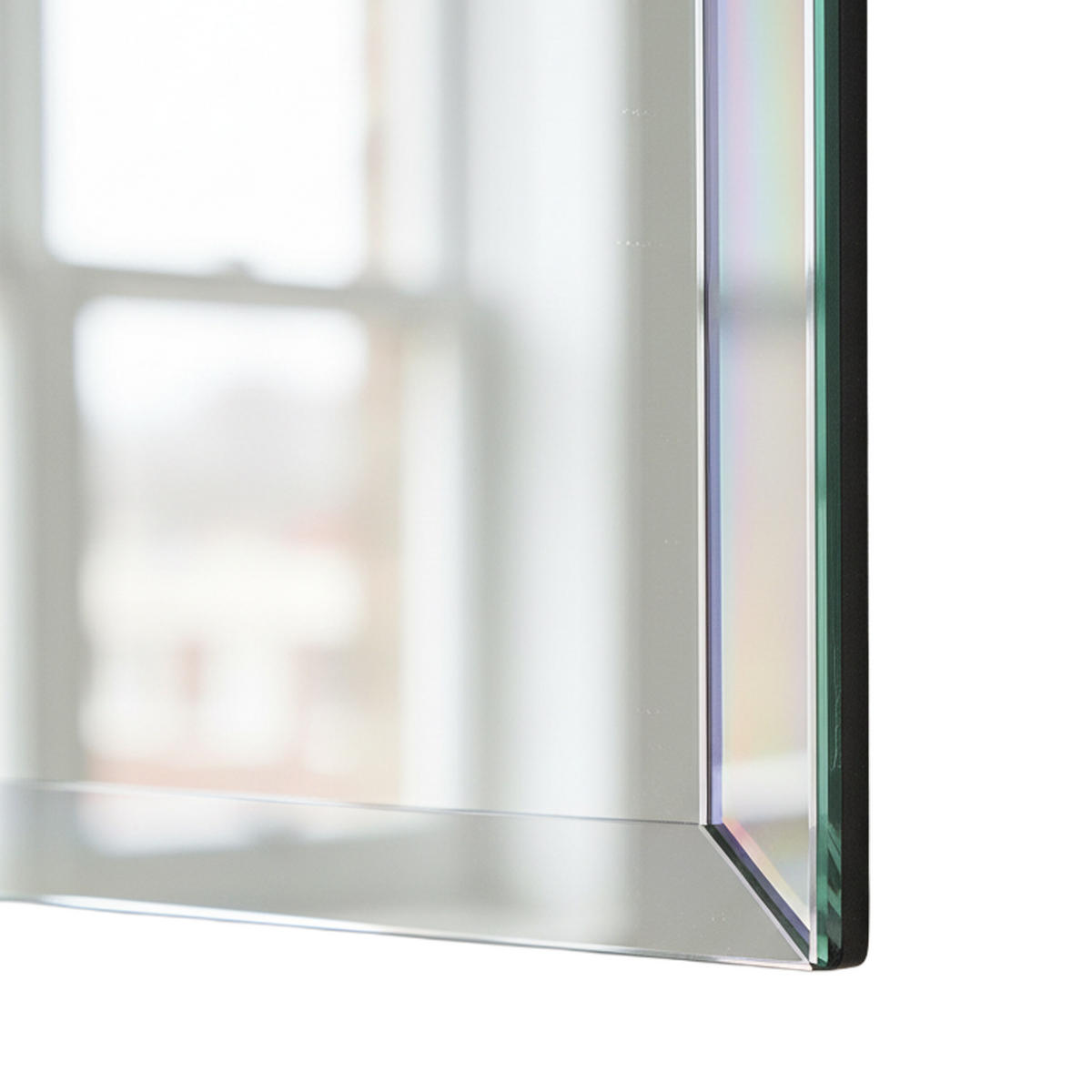 SPIEGEL - Transparent, Glas (60/40/1.5cm) - Relaxdays