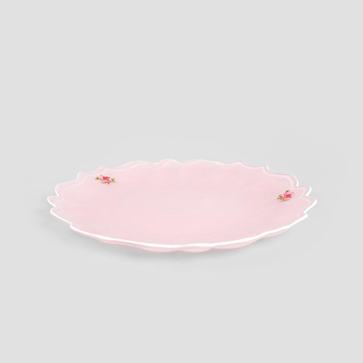 ESSTELLER Pink Milky 28 cm 6er-Set - Hellrosa, Keramik (28/28/2cm) - Homla