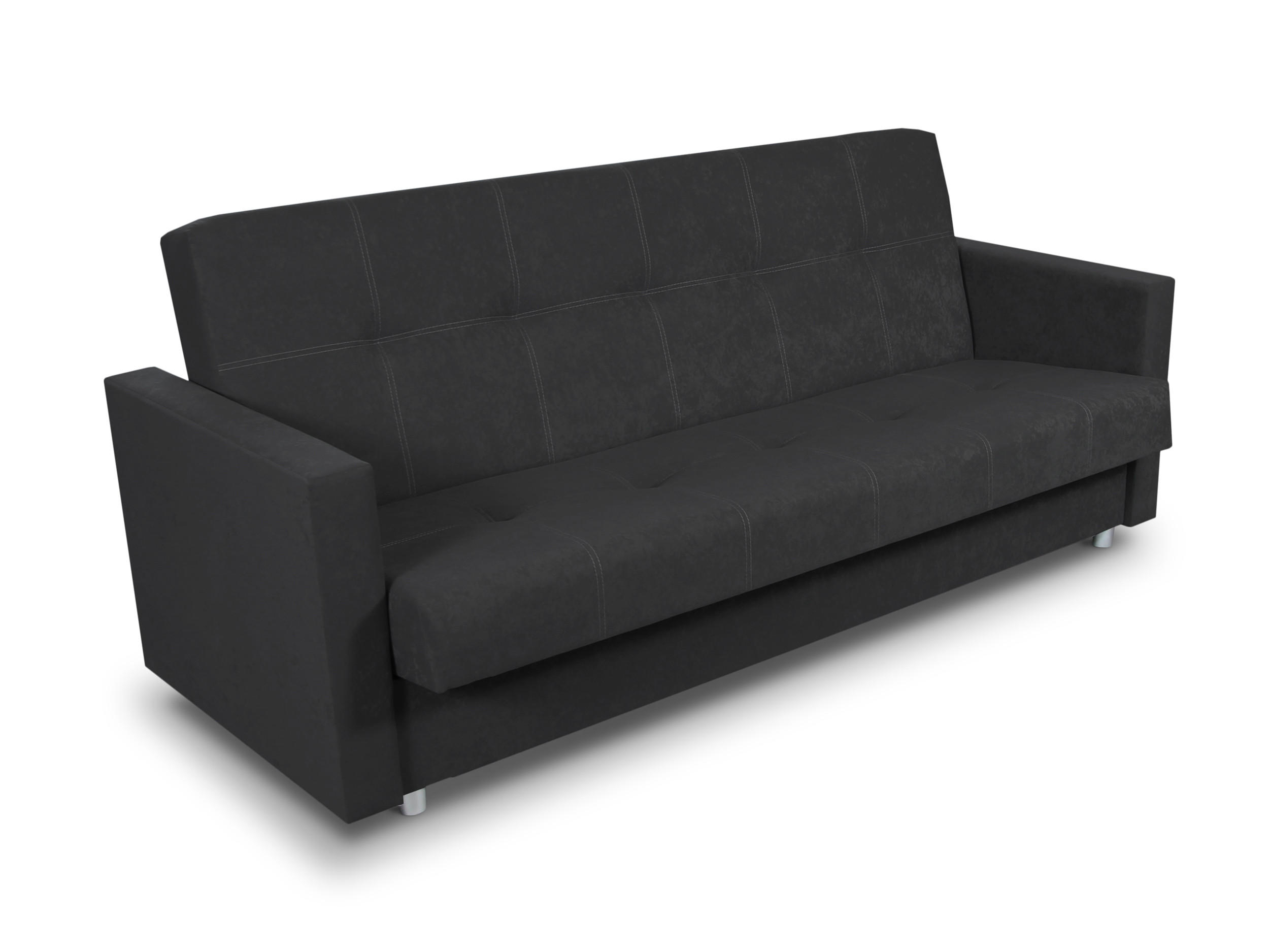 XXXLutz Schlafsofa Schwarz 211x90x87 cm