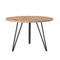 COUCHTISCH RIO mit Tischplatte in Eichenfarbe - Naturfarben, Holzwerkstoff (67/67/45cm) - Idohome