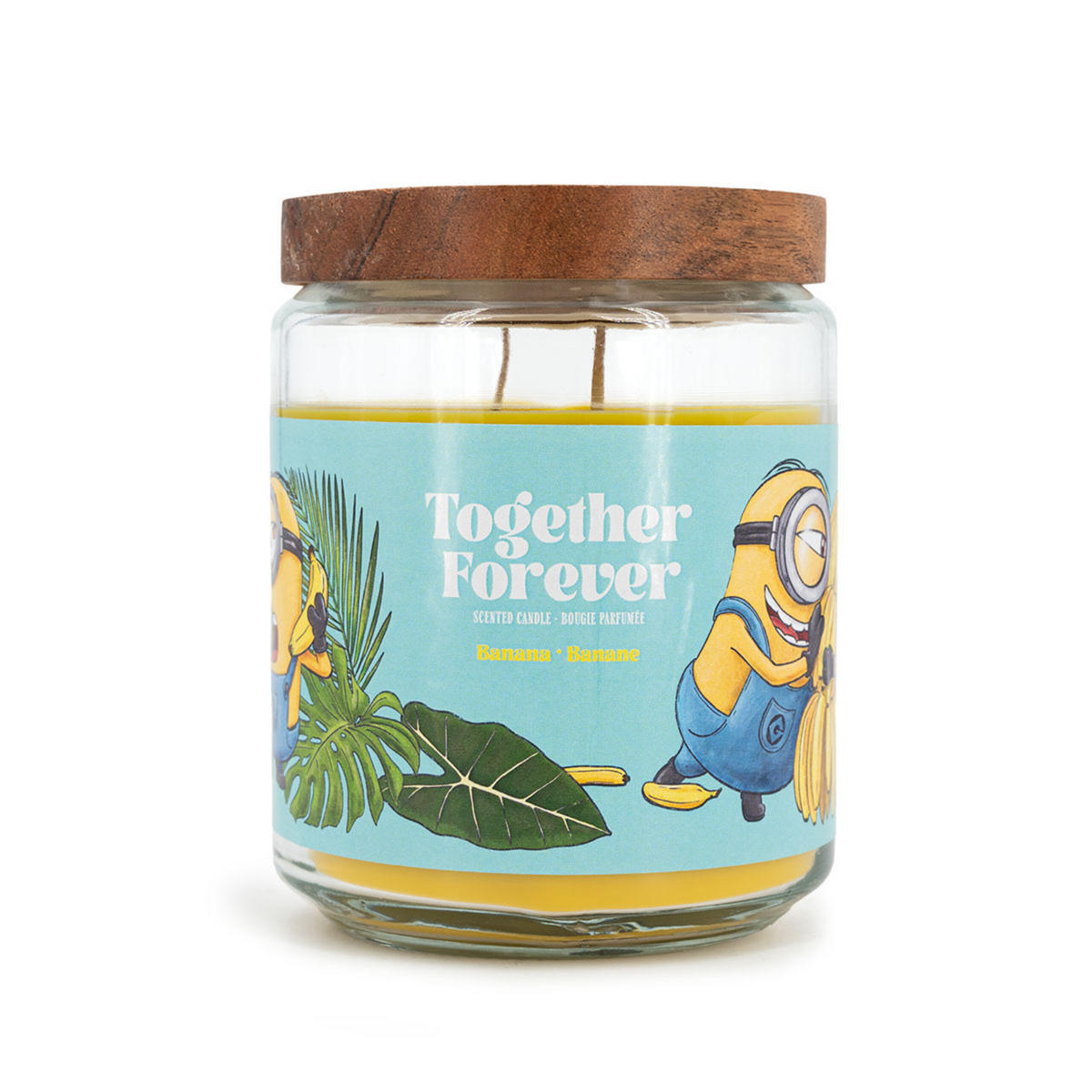 DUFTKERZE Minions - Multicolor, Naturmaterialien/Glas (12.5cm)
