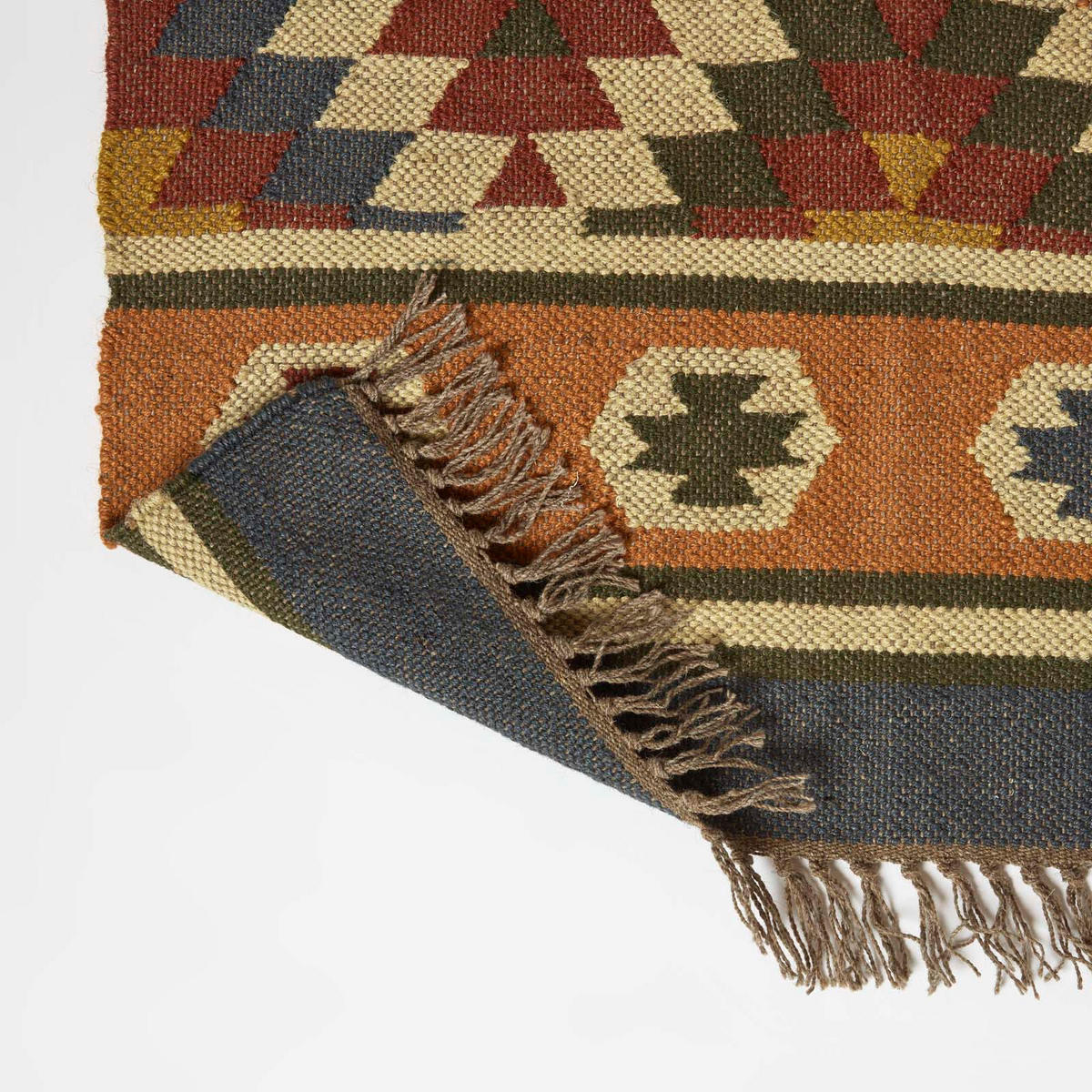 KELIM-TEPPICHLÄUFER Lucea 80/180 cm - Multicolor, Textil (80/180cm) - Homescapes