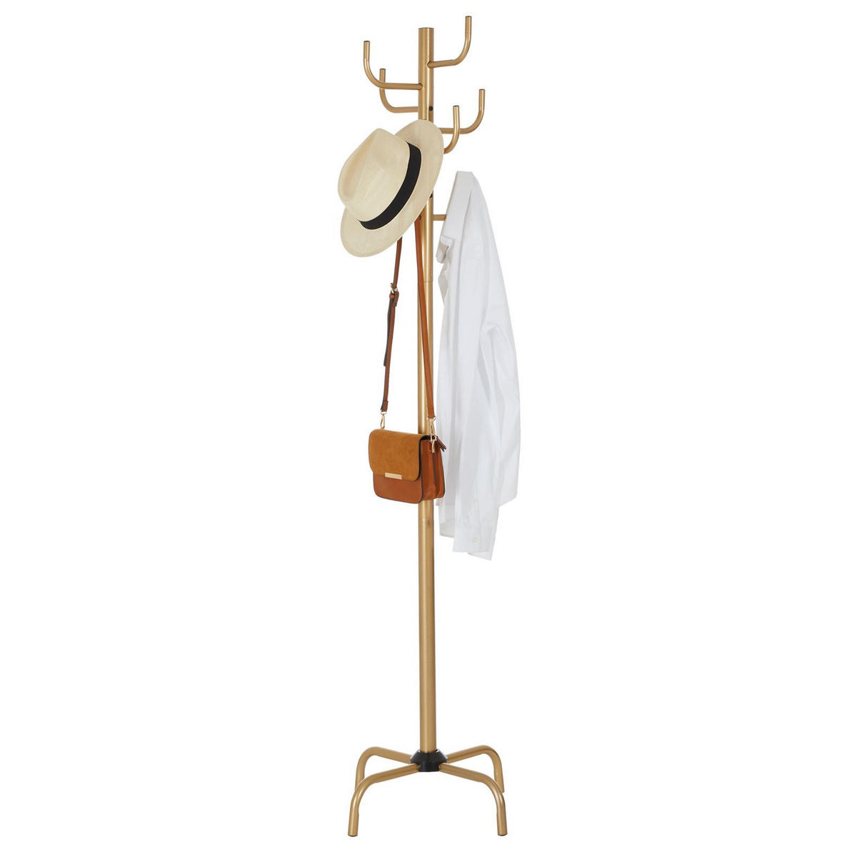 KLEIDERSTÄNDER KAKTUS - Goldfarben, Metall (49/177/49cm) - IDIMEX