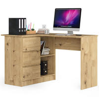 SCHREIBTISCH Eiche Artisan 77/124/85 - Eiche Artisan, Holzwerkstoff (85/124/77cm) - RAUMHIRSCH FURNITURE