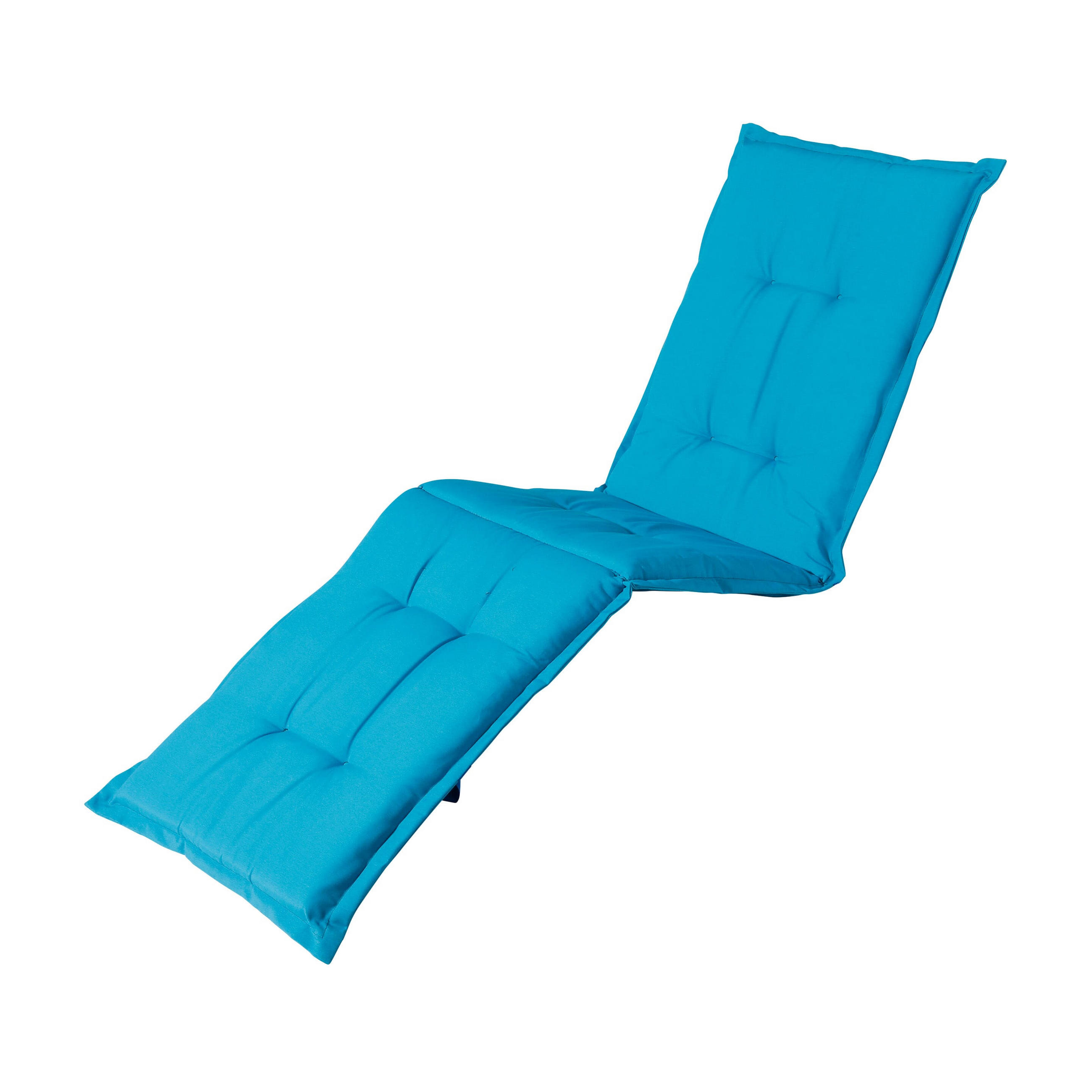LIEGENAUFLAGE Panama 200/65 cm - Blau, Textil (60/7/200cm) - Madison