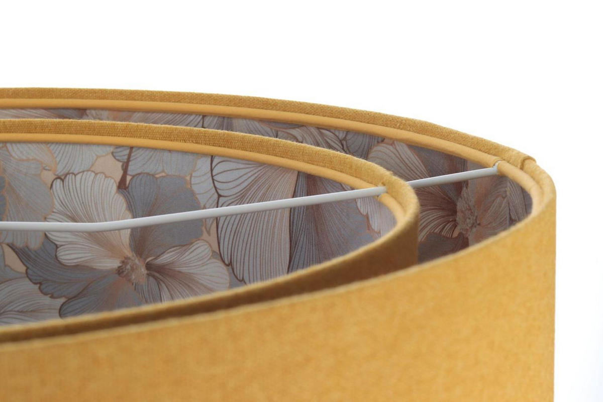 HÄNGELEUCHTE Beige 50/23 cm - Gelb, Kunststoff (50/1.3/23cm) - ONZENO