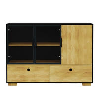 HOLZKOMMODE für das Wohn- und Esszimmer CARLA - Eichefarben, Holz (145/105/45cm) - Rawood Furniture