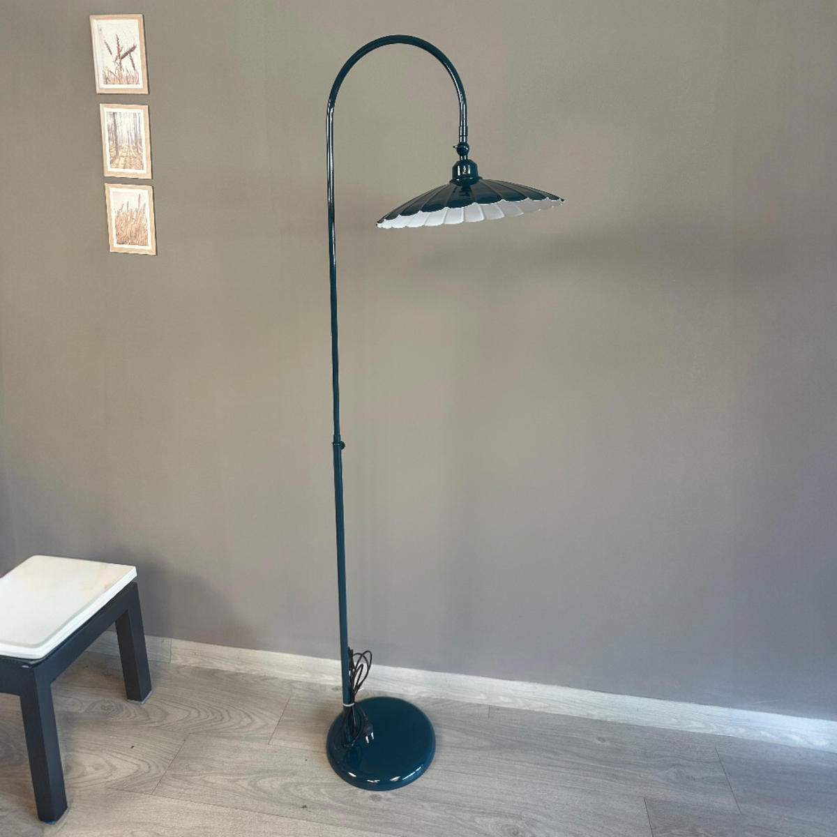 STEHLAMPE Axelor 170 Cm - Salbeigrün, Metall (30/30/169cm) - Bamyum