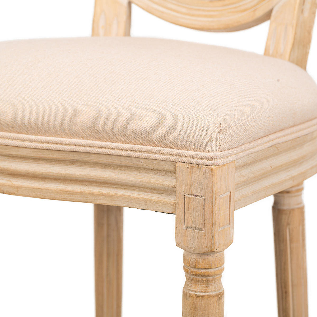 STUHL 2er-Set Holz Beige - Beige, Holz (50/95/58cm) - Nordlys