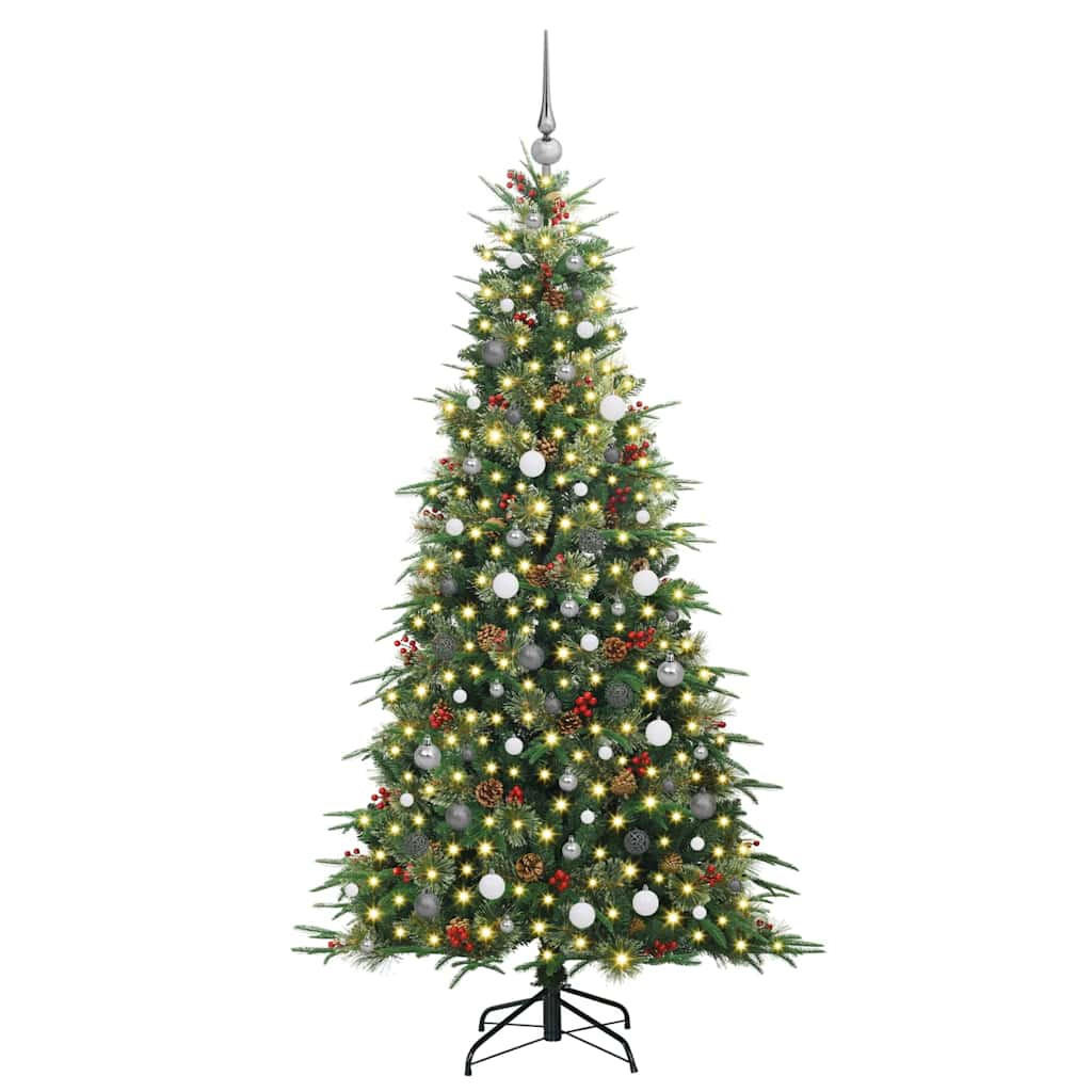 vidaXL Weihnachtsbaum Grün 210 cm