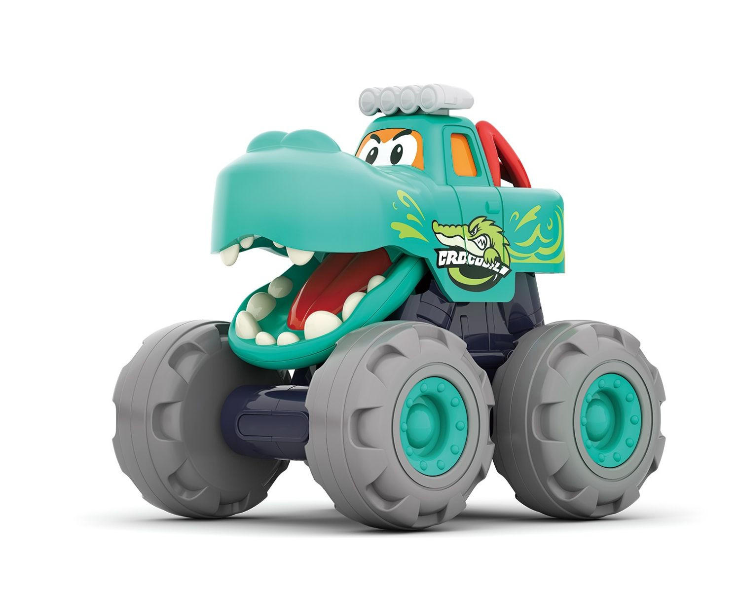 SPIELZEUGAUTO Monstertruck 3151 türkis Monsterdesign, beweglicher Mund, Räder, Spielzeugauto, ab 12 Monaten - Türkis, Kunststoff (9/12/12cm) - Moni