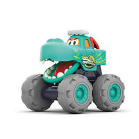 SPIELZEUGAUTO Monstertruck 3151 türkis Monsterdesign, beweglicher Mund, Räder, Spielzeugauto, ab 12 Monaten - Türkis, Kunststoff (9/12/12cm) - Moni