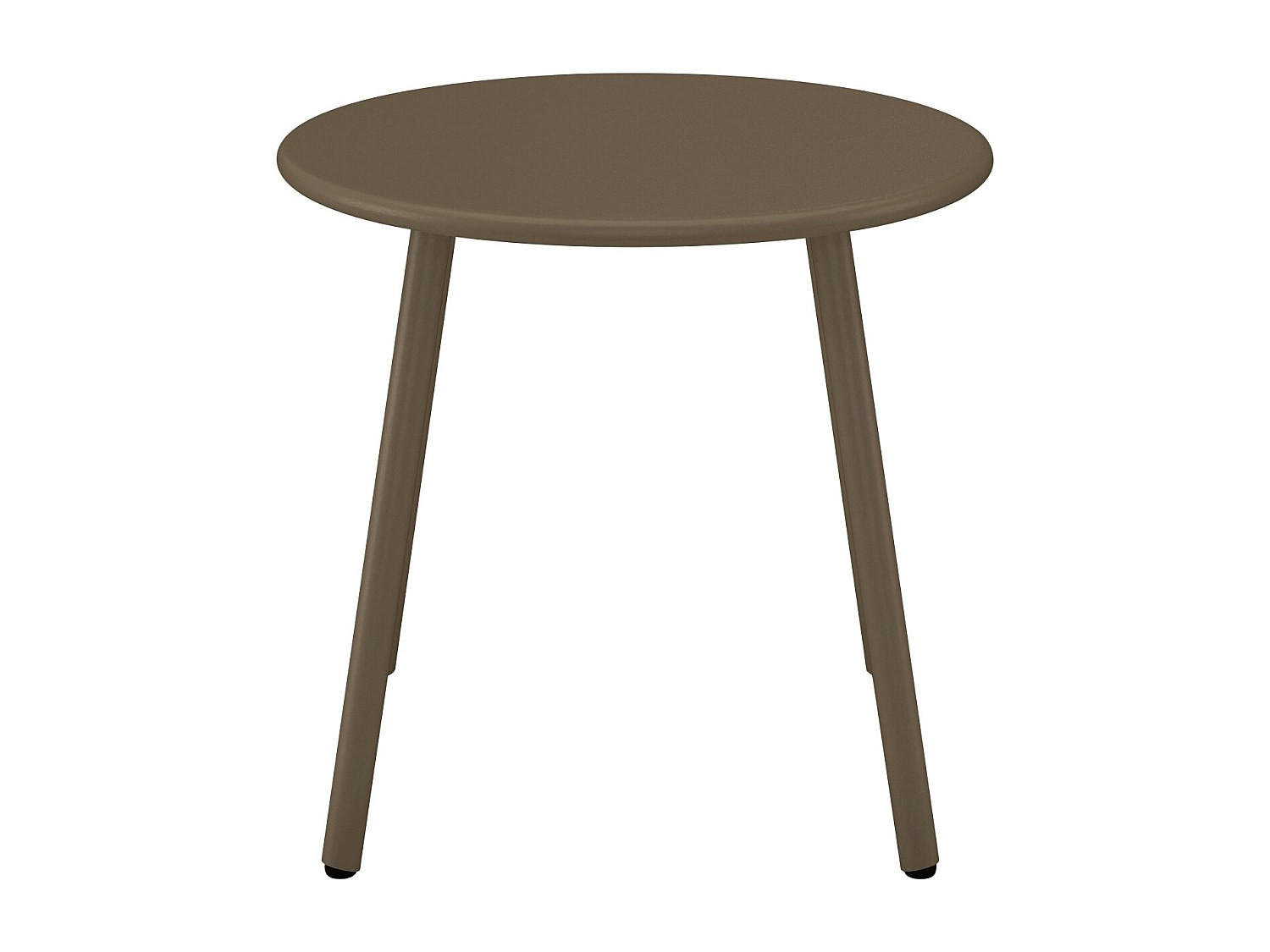 GARTENBEISTELLTISCH - 1 Person - Metall - Taupe - - Taupe, Metall (50/50/44.5cm) - Vente-Unique