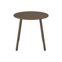 GARTENBEISTELLTISCH - 1 Person - Metall - Taupe - - Taupe, Metall (50/50/44.5cm) - Vente-Unique