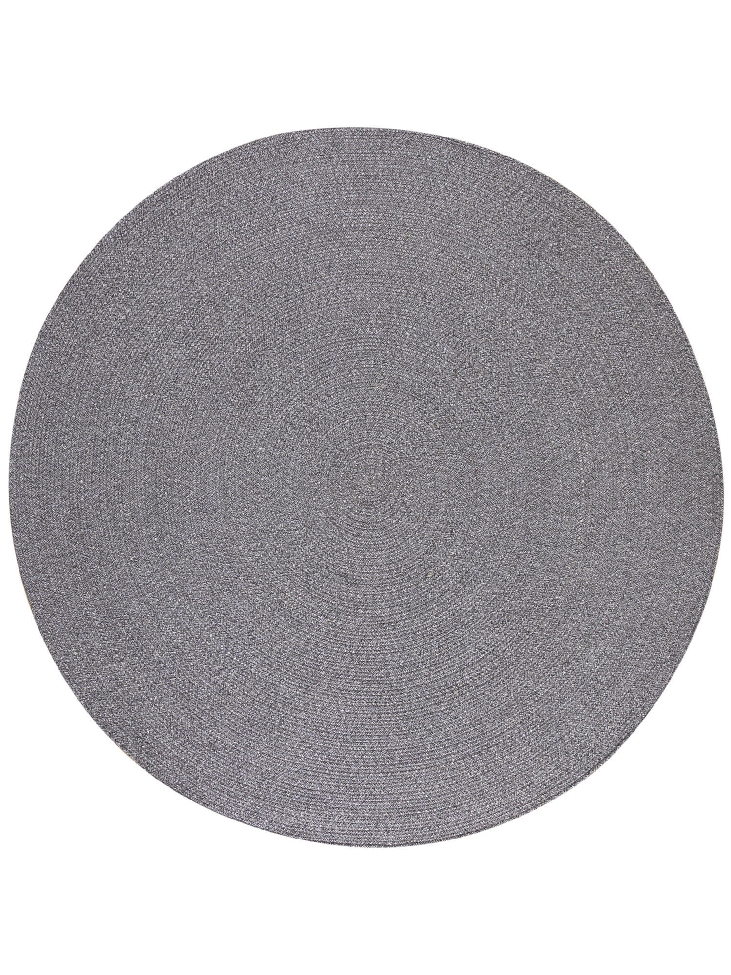 Steffensmeier Handwebteppich Grau 80x80 cm