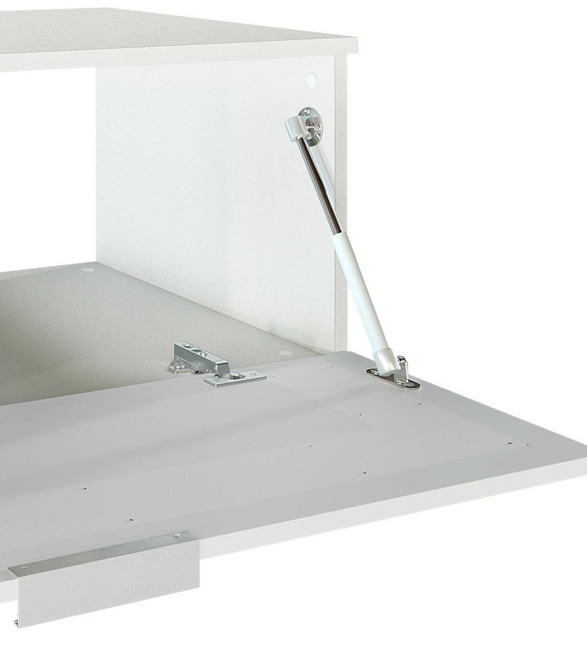 WASCHBECKENUNTERSCHRANK Aloha Absetzungen in Eiche sägerau - Eiche San Remo, Holzwerkstoff (96/36/51cm) - Vladon