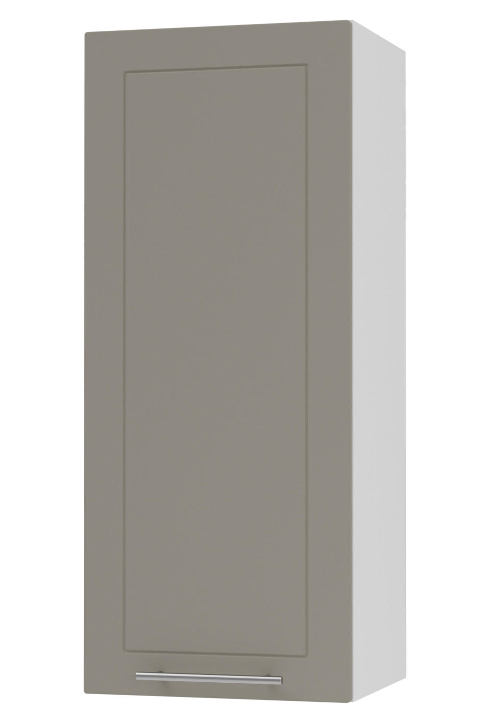 KÜCHENHÄNGESCHRANK Kvantum W4/40 Beige Matt / Weiß Matt 40 / 32,5 / 96cm - Beige/Weiß, Holz/Holzwerkstoff (40/96/32.5cm) - Feldmann-Wohnen