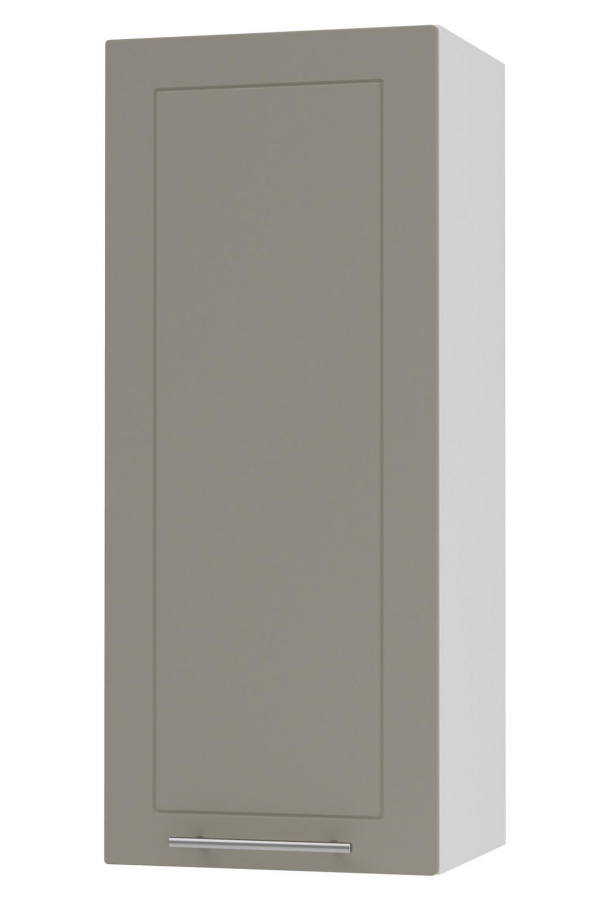KÜCHENHÄNGESCHRANK Kvantum W4/40 Beige Matt / Weiß Matt 40 / 32,5 / 96cm - Beige/Weiß, Holz/Holzwerkstoff (40/96/32.5cm) - Feldmann-Wohnen