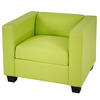 SESSEL LOUNGESESSEL Hellgrün - Hellgrün, Textil (86/70/75cm) - MCW