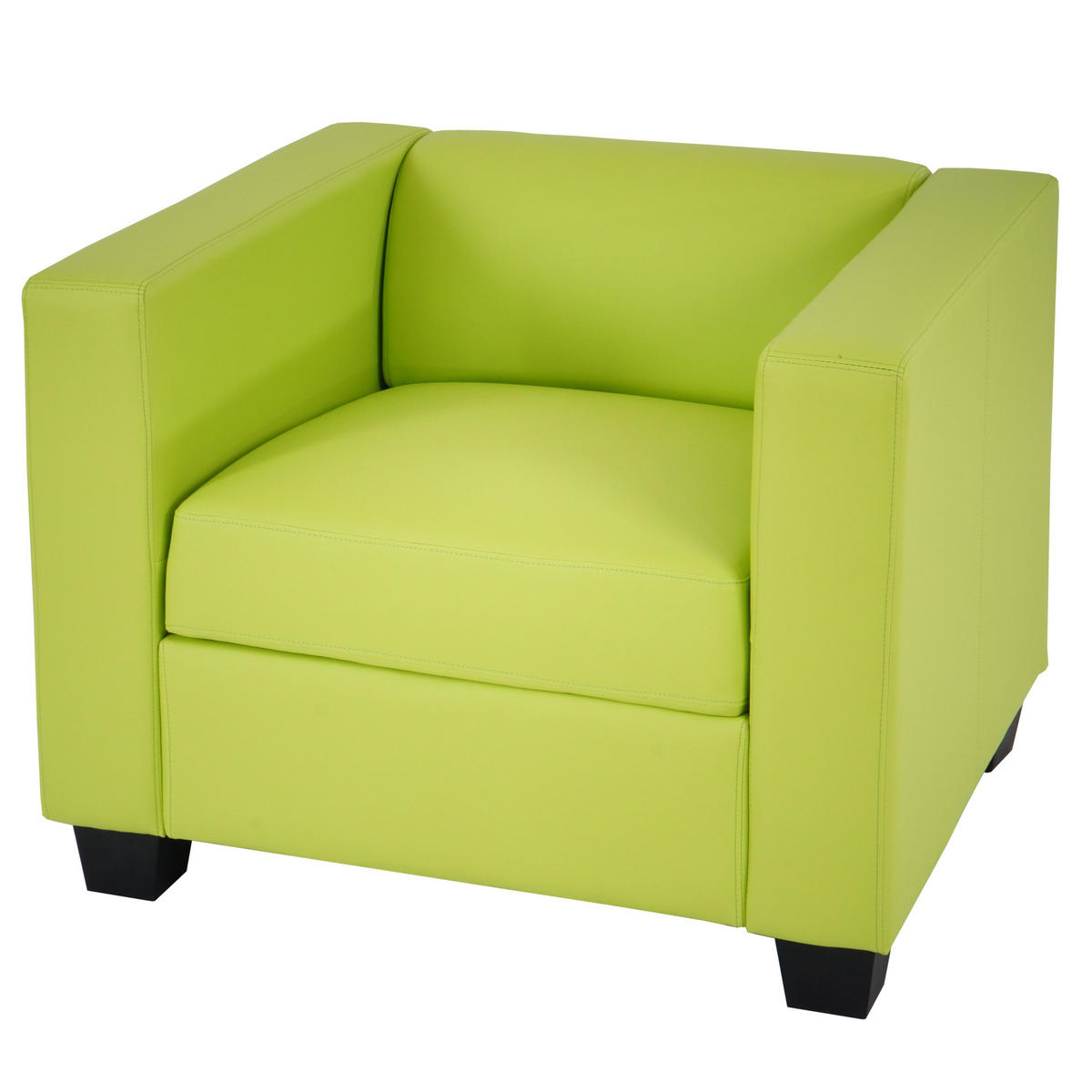 SOFAGARNITUR 3-2-1 Hellgrün 3er-Set - Hellgrün, Textil (400/70/300cm) - MCW