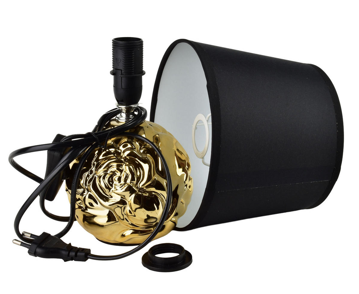 TISCHLAMPE Leti Gold 12/17/26 cm Keramik - Goldfarben, Keramik (12/17/26cm) - Mondex