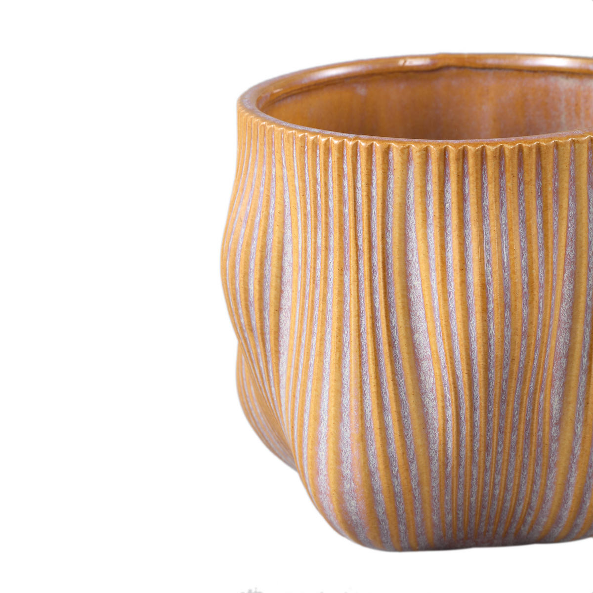 TOPF Mateen Braun 19/19/17cm - Braun, Keramik (17cm) - PTMD Collection