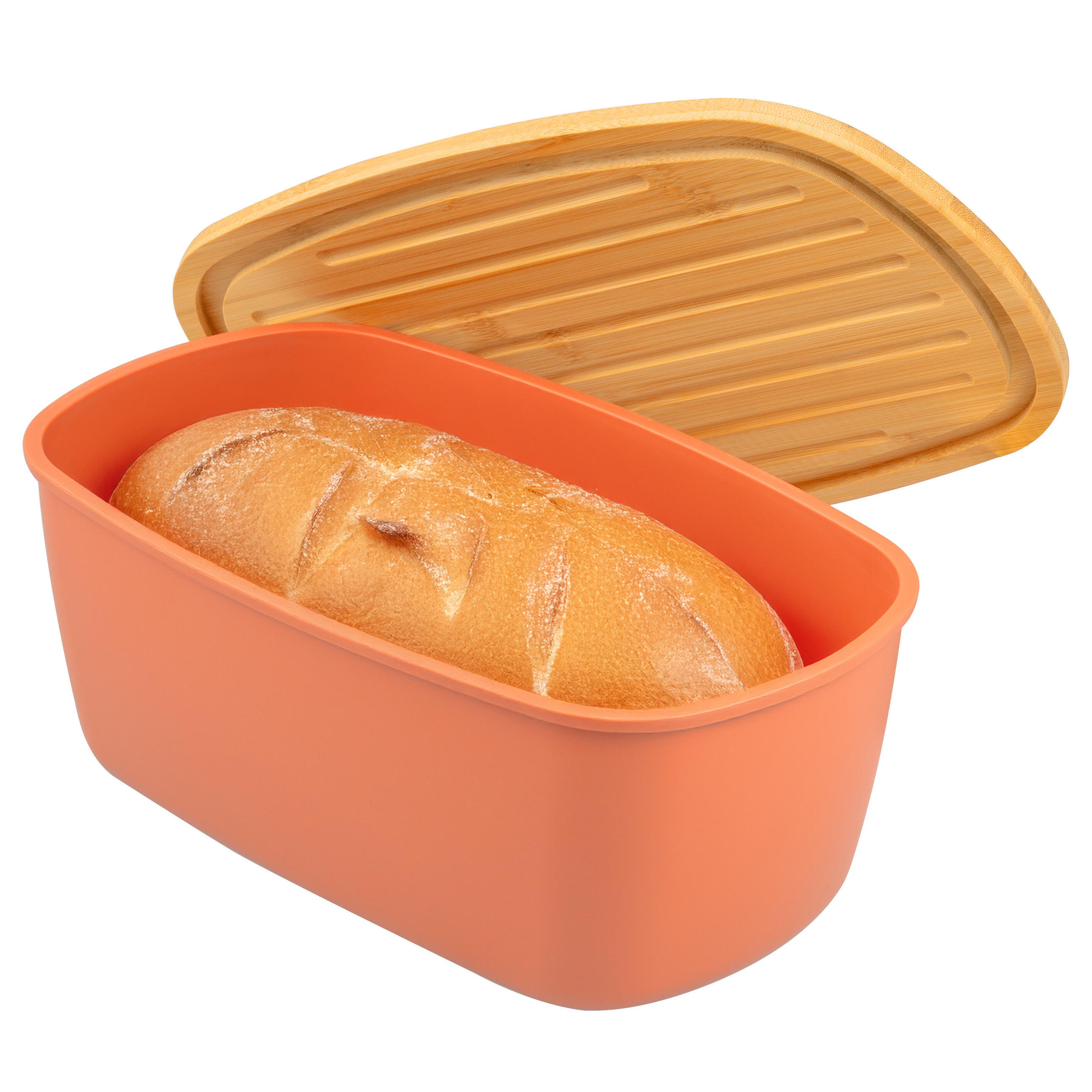 bremermann Brotkasten, Rotbraun 22.5x13.5x37 cm