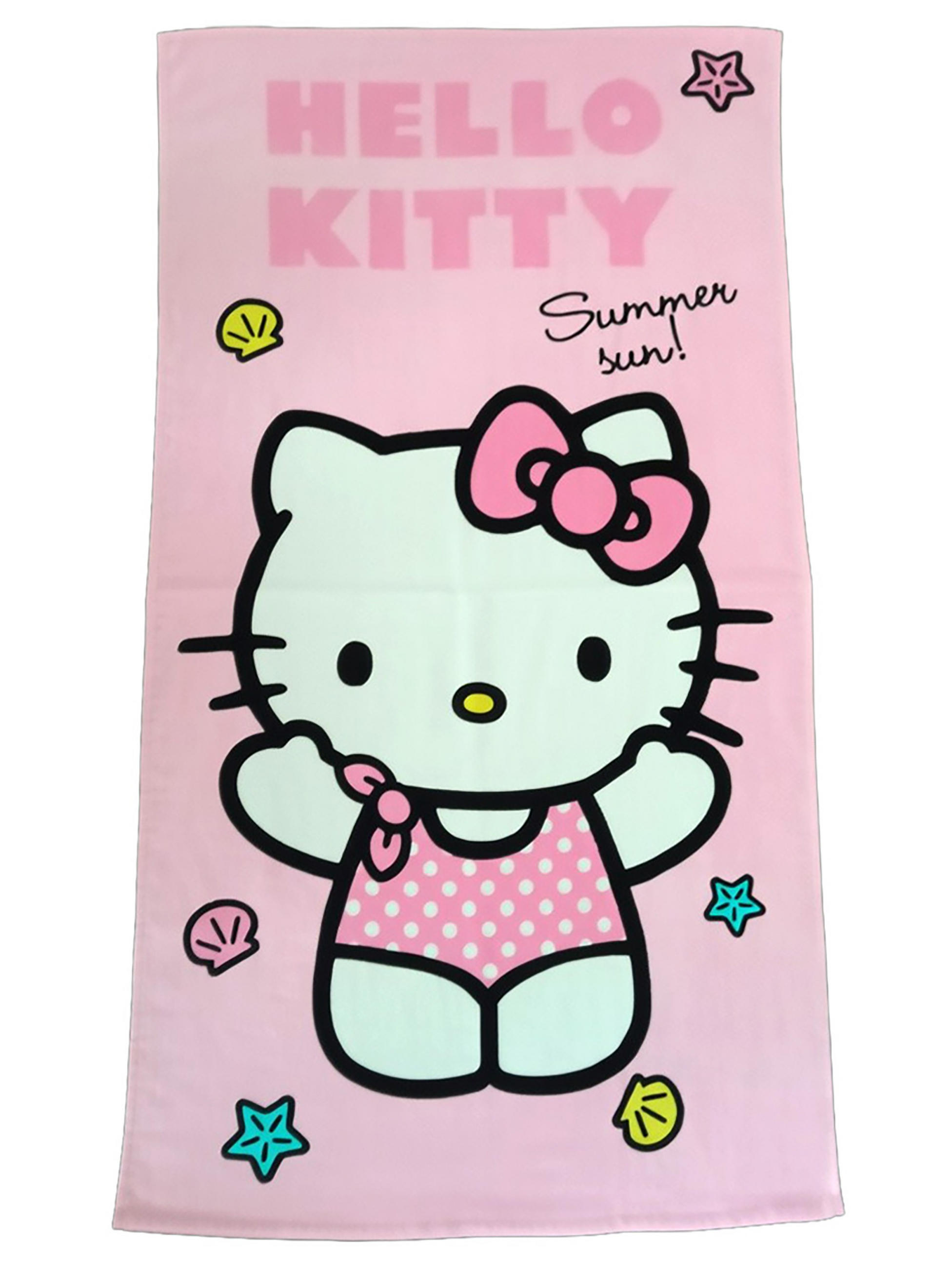 Hello Kitty Strandtuch Rosa 120x60 cm