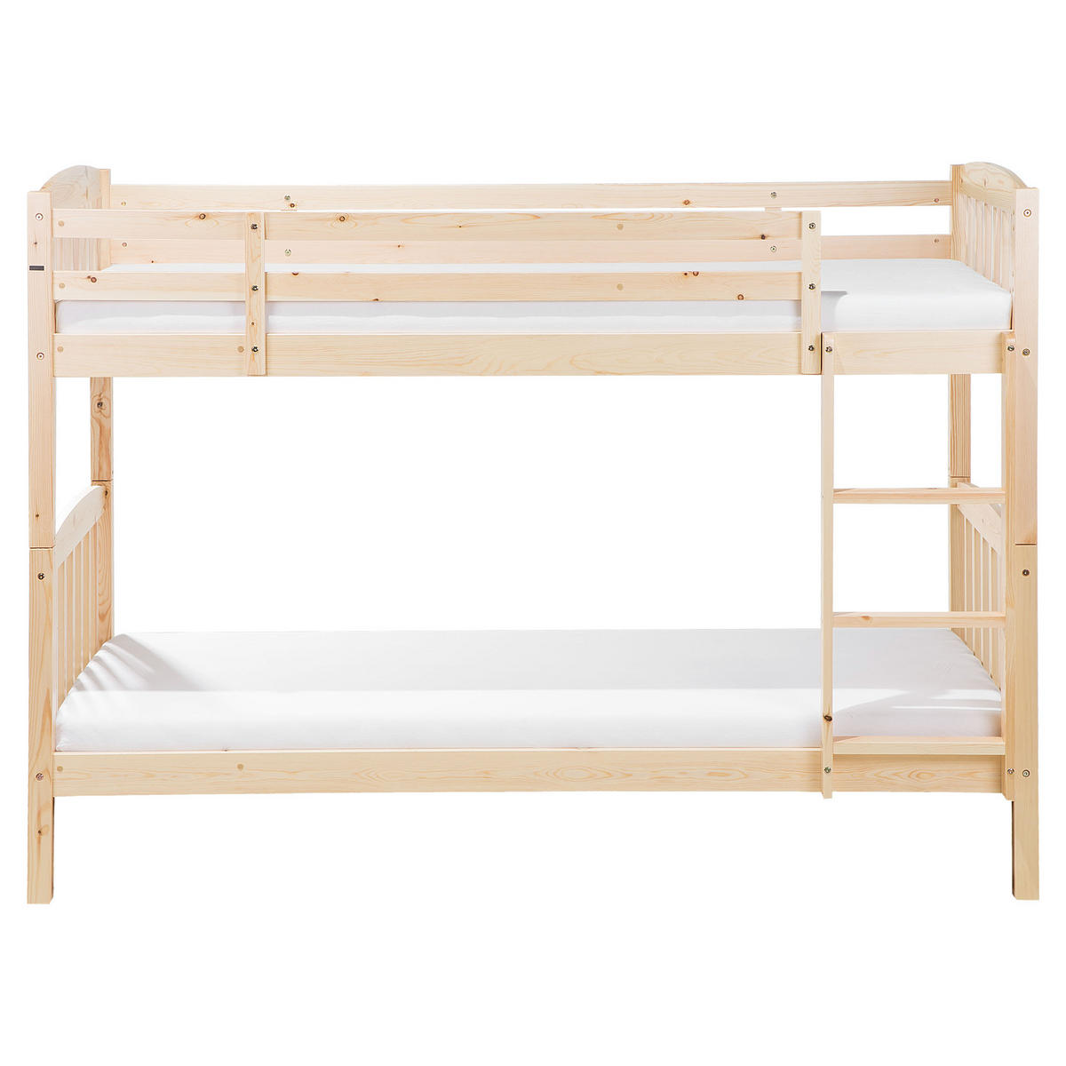 HOCHBETT Heller Holzfarbton 90-200 cm Revin - Eschefarben, Holz (90/200cm) - Beliani