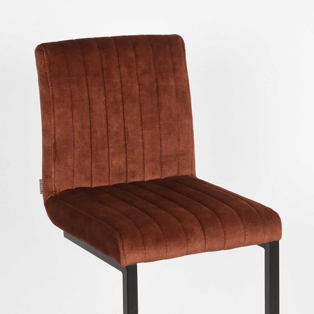 BARHOCKER Milo Braun 53/41/100 cm 2er-Set - Cognac, Textil (41/100/53cm) - LABEL51