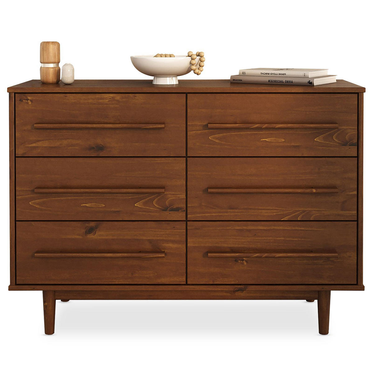 KOMMODE TECCA Kastanie - Kastanienfarben, Holz (111/79/41cm) - IDIMEX