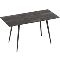 ESSTISCH 120-160/77/75 cm Grau aus Holz mit Ausziehfunktion - Grau, Holz (160/75/77cm) - OKMYHOME