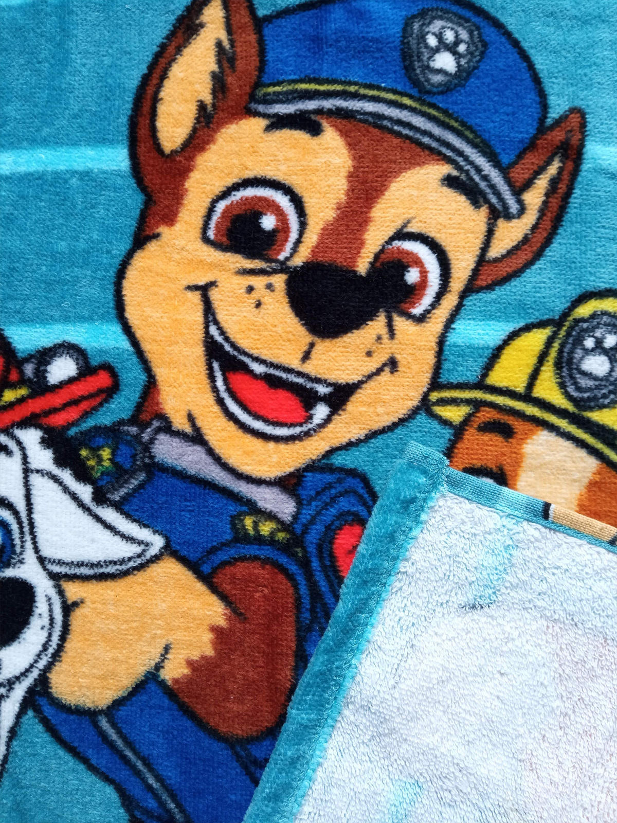 BADEPONCHO Paw Patrol Blau 50 x 100 cm - Blau, Textil (Einheitsgrößenull) - Paw Patrol
