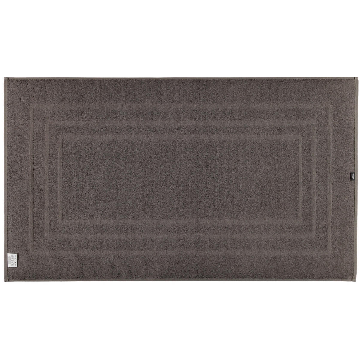 BADEMATTEN FEELING SLATE GREY - 7420 - Grau, Textil (67/120cm) - Vossen