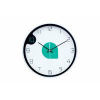 WANDUHR Design Weiß 31/31 cm - Weiß, Holzwerkstoff (30.5/30.5/4cm) - ONZENO