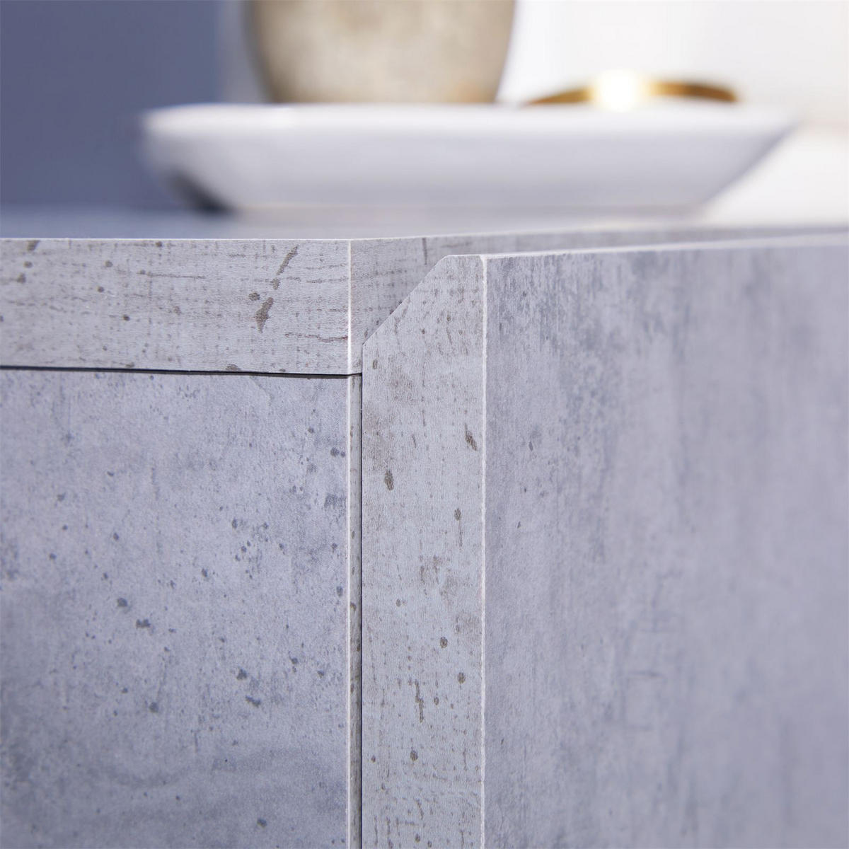 HÄNGENDER NACHTTISCH ANNI - Grau, Holzwerkstoff (42/29/30cm) - CARO-Möbel