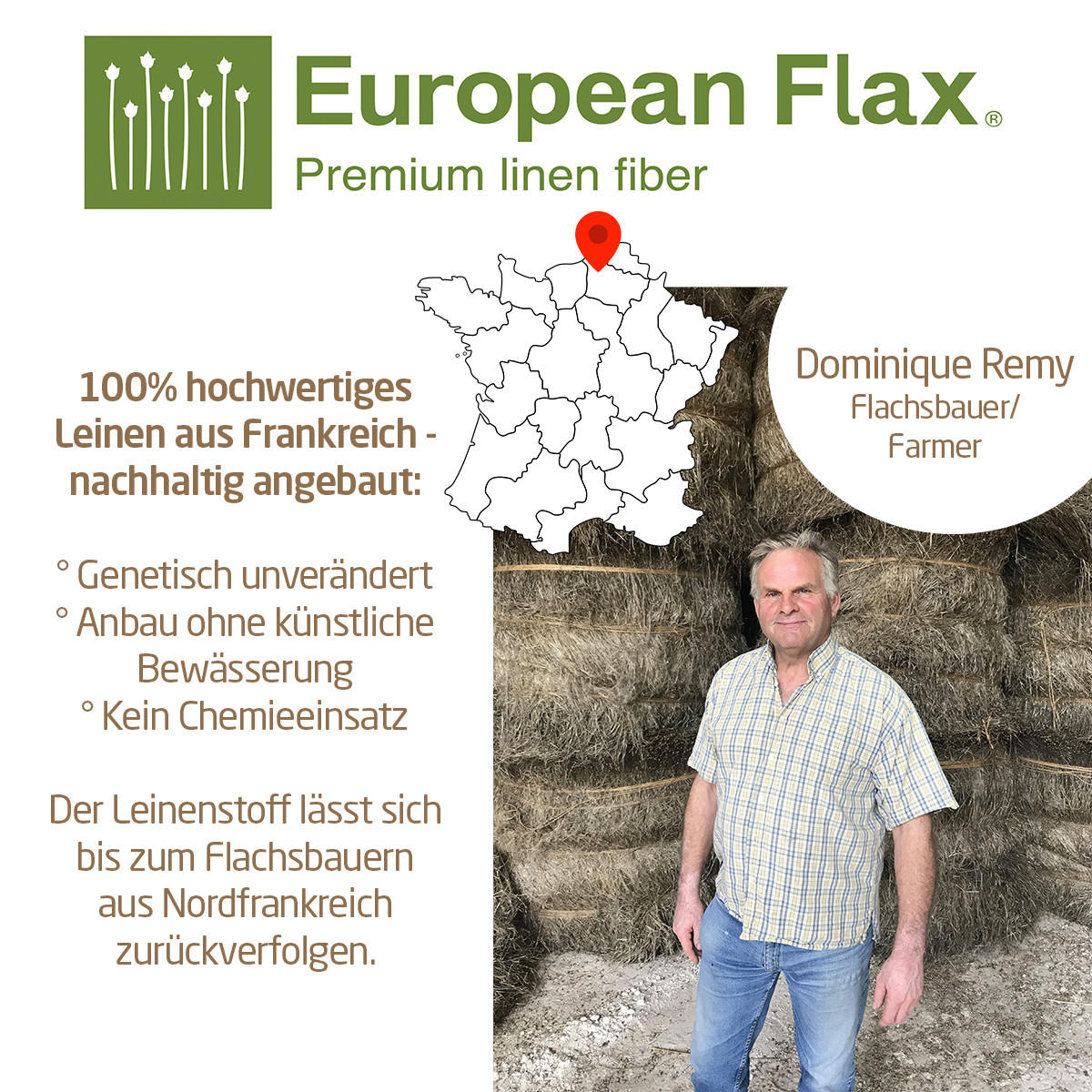 STOFFSERVIETTEN aus Leinen 6er-Set - Braun, Textil (45/23cm) - Miqio Design