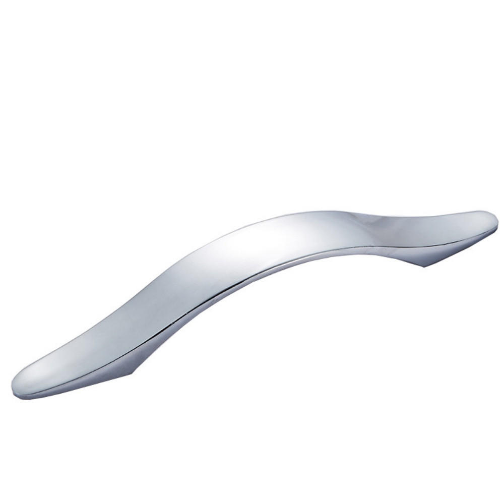 MÖBELGRIFF Nickel Gebürstet 10er-Set 128 mm - Silberfarben, Metall (2.6/2.9/20.2cm)