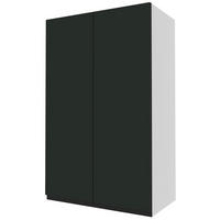 XL HÄNGESCHRANK Velden weiß / Front smaragdgrün super matt 60 / 32,5 / 96cm - Weiß/Grün, Holz/Holzwerkstoff (60/96/32.5cm) - Feldmann-Wohnen