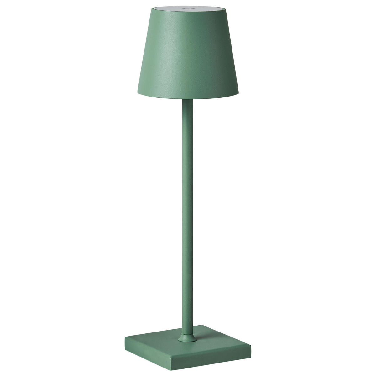 LED-TISCHLEUCHTE Grün Baceiro - Grün, Metall (10/10/38cm) - Beliani
