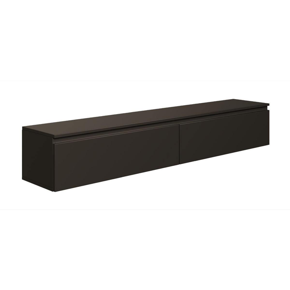 TV-LOWBOARD Bemmi Schwarz 175 cm - Schwarz, Holzwerkstoff (175/28.4/31.8cm) - Selsey