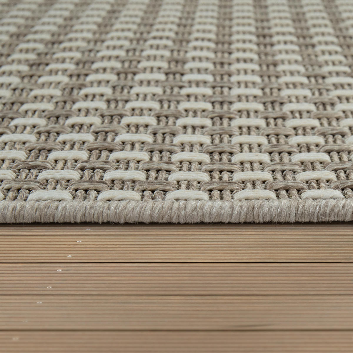 OUTDOORTEPPICH 120/170 cm Waregem 622 - Creme, Textil (120/170cm) - Paco Home