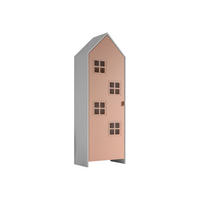 REGALSCHRANK Kania 58x37x171 MDF Weiß/Pink - Pink/Weiß, Holzwerkstoff (58/171/37cm) - 58aufmkessel