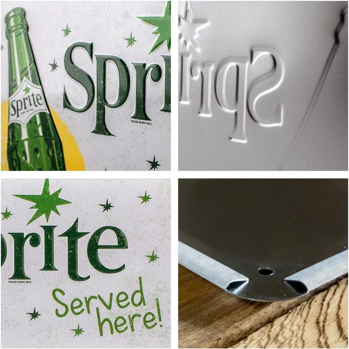 HÄNGESCHILD 10/20 cm Sprite Served Here - Multicolor, Metall (20/10/0.2cm) - Nostalgic-Art