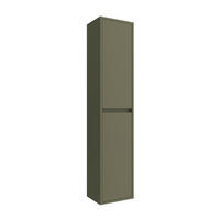 HOCHSCHRANK NOJA 1400 mm Green Satin - Akaziefarben/Grün, Holz/Holzwerkstoff (30/140/24cm) - Salgar