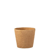 BLUMENTOPF BISTRO - Zement - Natürliche - L - Ø 19 cm - Naturfarben, Stein (19/16.5cm) - J-Line
